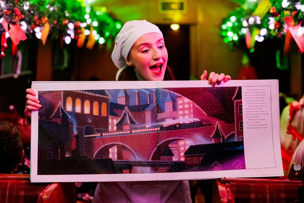 Reading the Polar Express Story Travel Daily