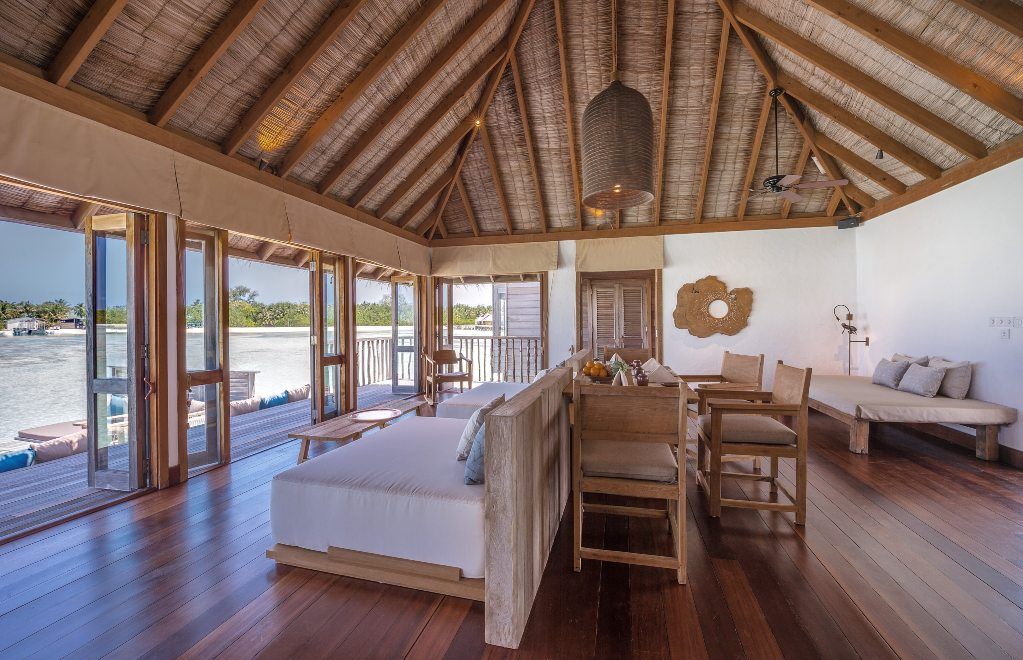 Residence Living Room Introducing Bucket-List Family Holidays at Gili Lankanfushi Maldives 