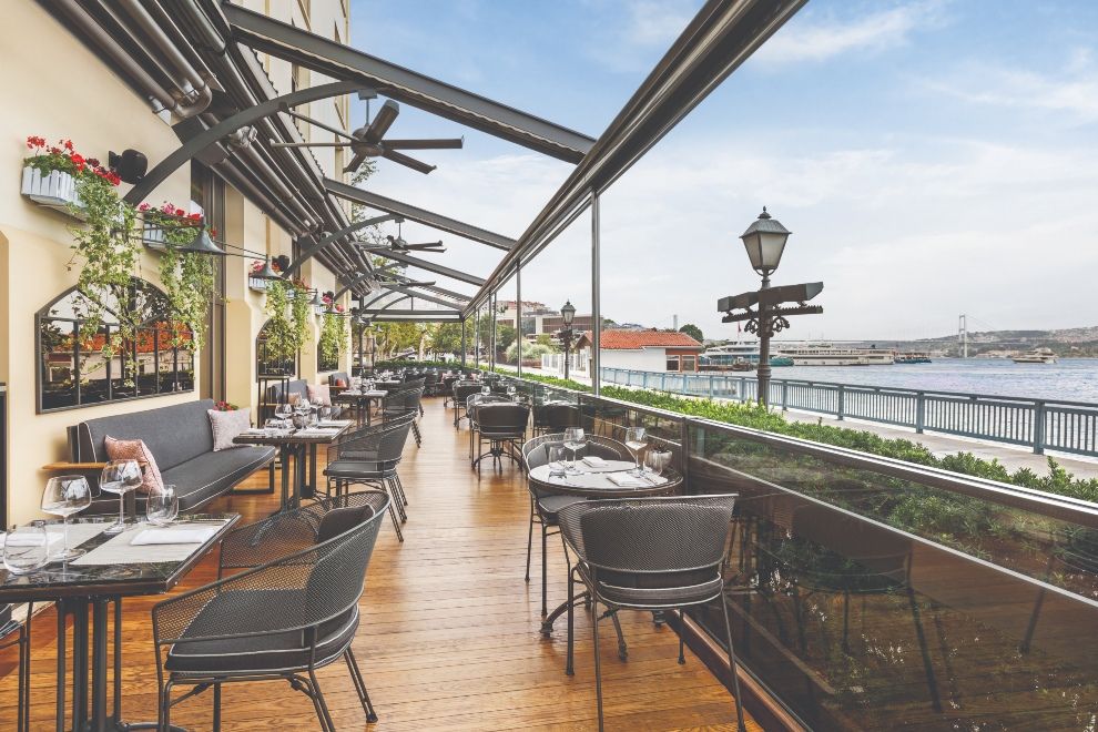 Shangri-La Bosphorus, Istanbul Terrace Restaurant October Holidays Travel