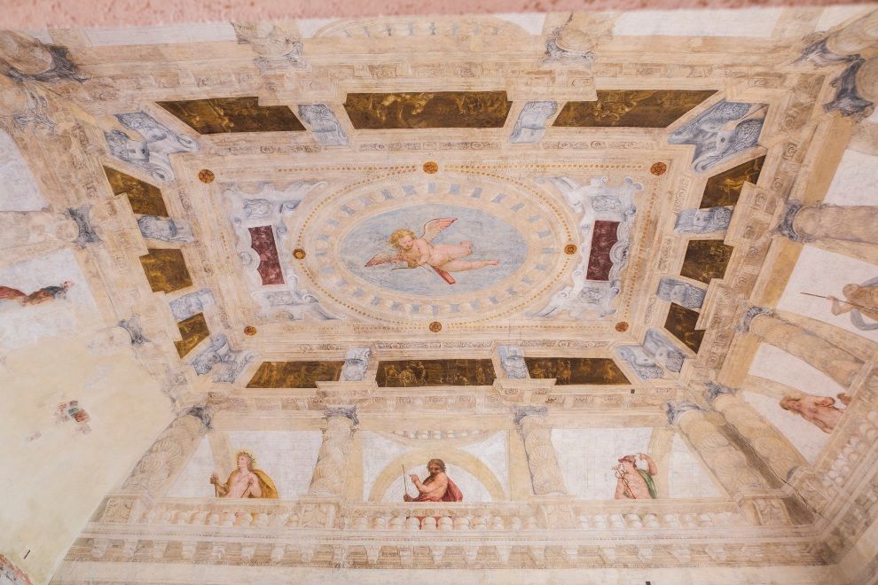 The Langham Venice Interior Fresco before restoration travel