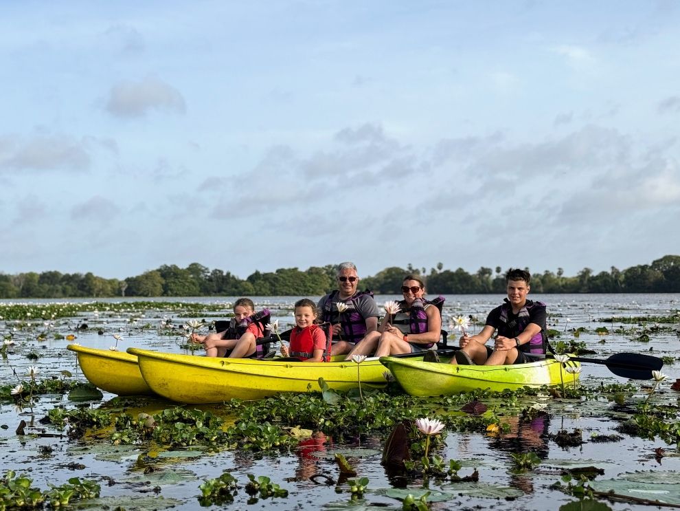 Uga Ulagalla Sri Lanka kayaking experience reservoir travel