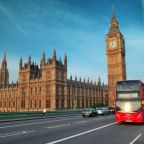 London Big Ben Parliament red bus first time visit travel
