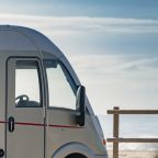 Motorhome beach travel