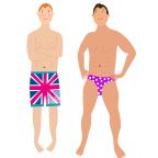 Body-shy dads lack confidence wearing skimpy trunks at French swimming pools holiday travel