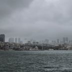 Istanbul city taken from Bospherous river