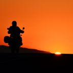 motorcycle travel sunset road trips