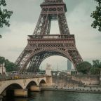 panoramic view of The Eiffel Tower Paris travel