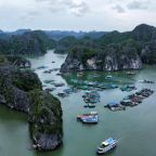 Limestone Islands in Ha Long Bay