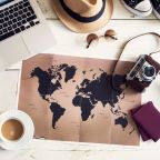 world map travel plans