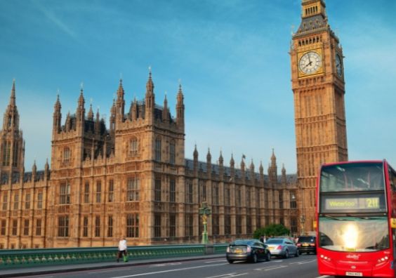 London Big Ben Parliament red bus first time visit travel
