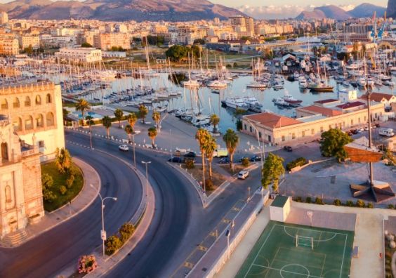 Palermo Sicily travel race across the world