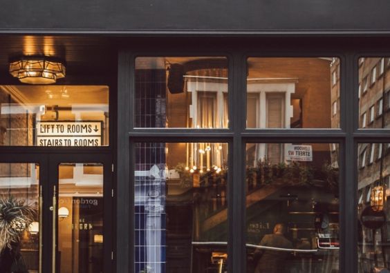The Pilgrim is ideally situated The frontage of the Pilgrim Hotel in London