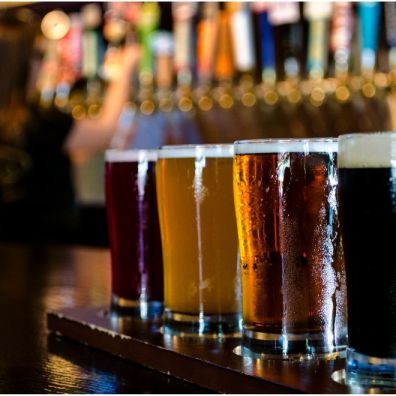 Flight of craft beer Foodie Travel: Discover the craft beer capital of America