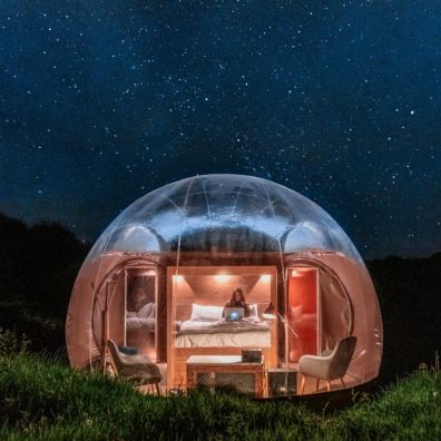 Bubble Dome County Fermanagh, Northern Ireland, staycation properties, travel