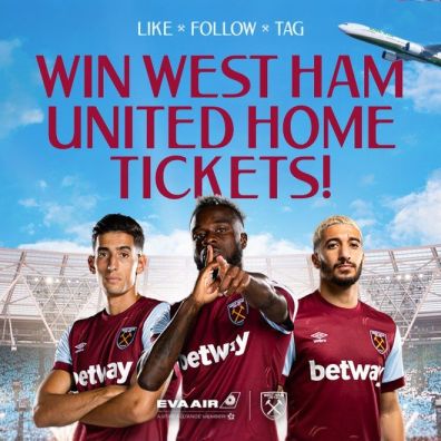 EVA Air Competition West Ham travel
