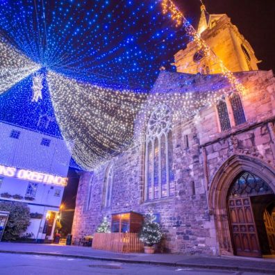 Guernsey lights Christmas Holiday Travel Escapes
