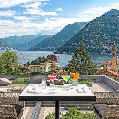 Indulge in a Gourmet Travel Getaway this Summer Holiday at Hilton Lake Como Italy cocktails