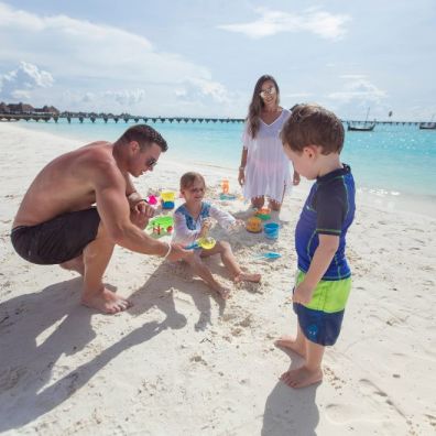 Introducing Bucket-List Family Holidays at Gili Lankanfushi Maldives beach time