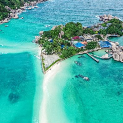 Koh Nang Yuan Koh Tao Thailand Most Instagrammable travel destinations that are cut off from world