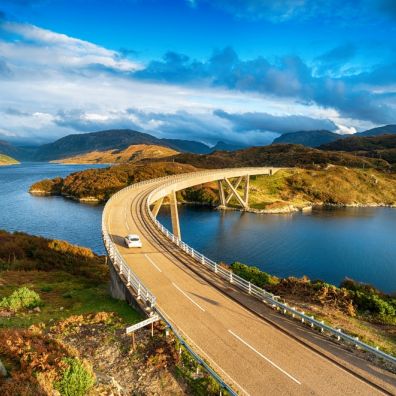 Kylesko Bridge Scottish Highlands road trip travel