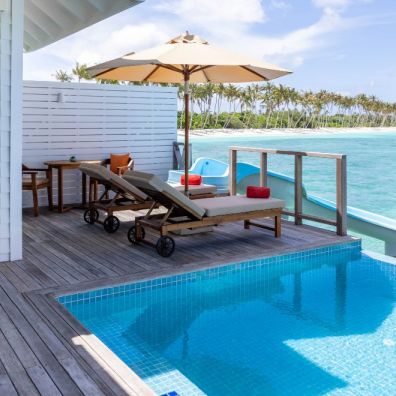 Lagoon Villa with Pool +slide Siyam World Maldives Travel