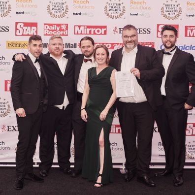 Luxury Coastal Scoops Silver at The British Travel Awards