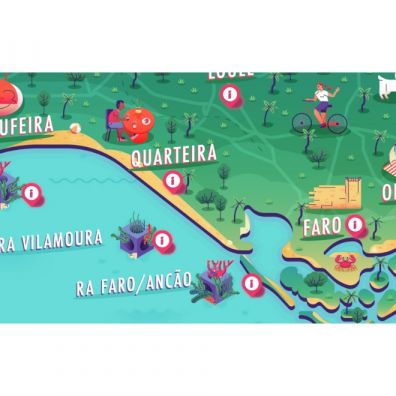 Plan your next holiday to The Algarve with this interactive map! travel
