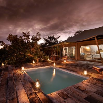 Plunge into the Bushs Best Swimming Pools with Great Plains Conservation luxury safari holiday 