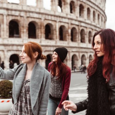 Rome Colosseum friends travel