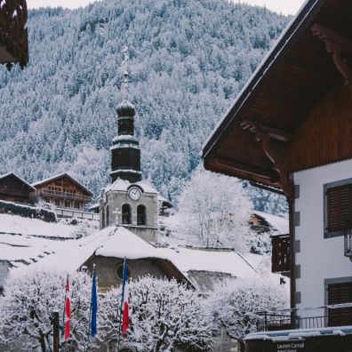 The French Alpine village of Morzine prepares to welcome back British skiers travel