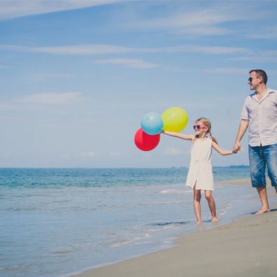 UK heatwave British family beaches travel