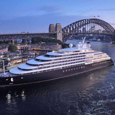 A beautiful yacht in Sydney Harbour