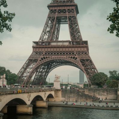 panoramic view of The Eiffel Tower Paris travel